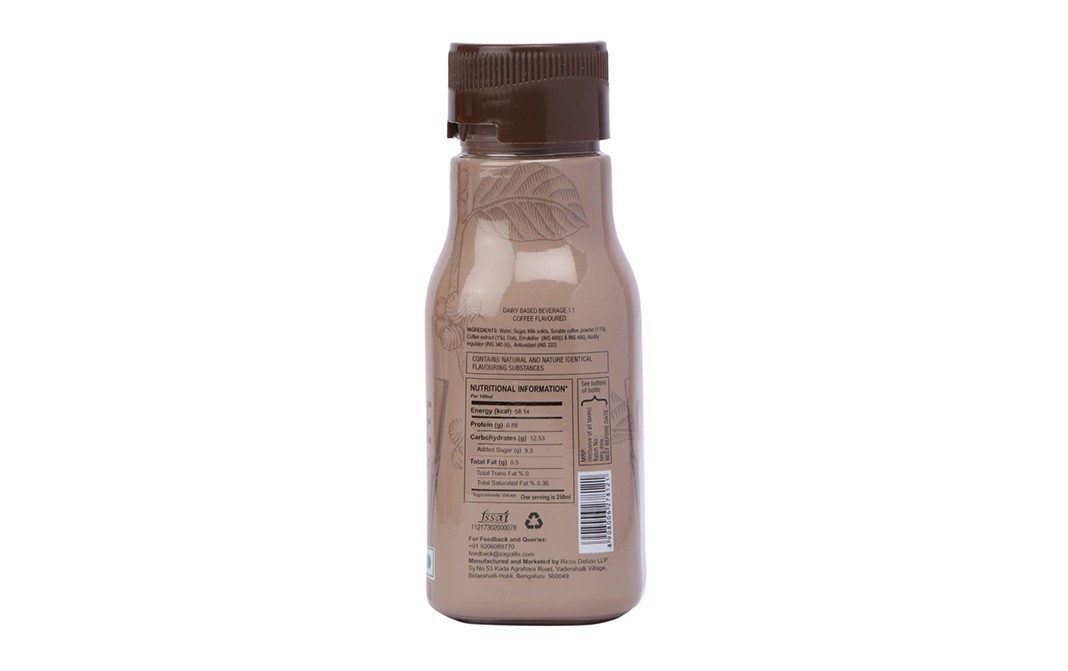 Za Go Cold Coffee    Glass Bottle  250 millilitre